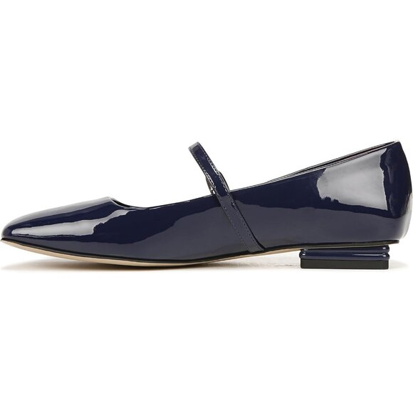 Franco Sarto Womens Sapphire Blue Patent Faux Leather Tinsley Mary Jane Flat - Picture 9 of 9